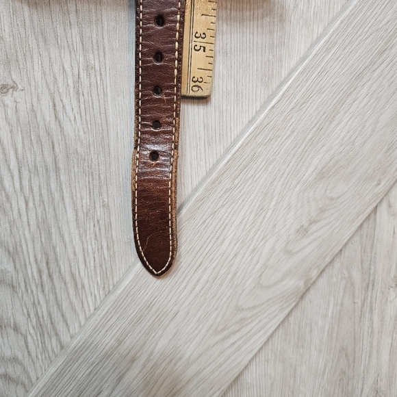 Brighton 9204 Woven Rope & Leather Belt - Size 36 - Picture 6 of 6